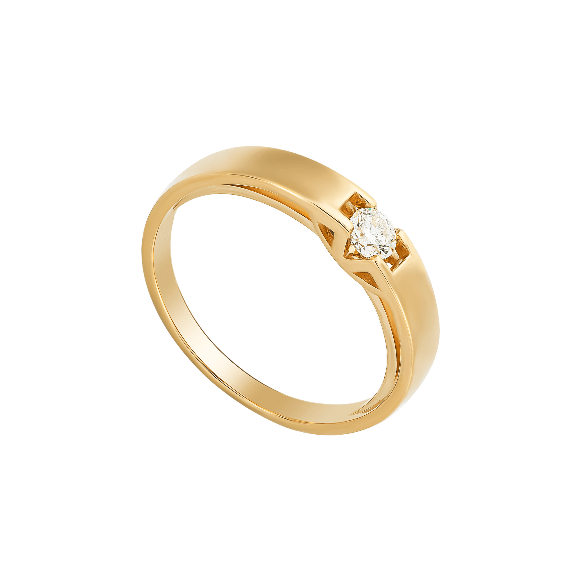 Nhẫn cưới Kim cương Vàng 75% (18K) 9.80932 phân Facet PNJ DD00Y000593