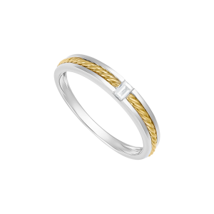 Nhẫn cưới Tơ Hồng nam Kim cương Vàng 58,5% (14K) PNJ DD00C001403
